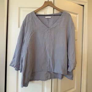 Bryn Walker Top Linen
Minimalist Oversized Size XL
Coastal Lagen Artsy Boho USA
